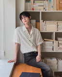Robin Hairy Collared Short Sleeve Cardigan