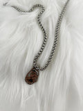 Metal chain necklace