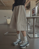 Play Diagonal Big Cargo Balloon Bermuda Pants