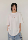 SMALL HEART HALF T