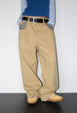 HIDDEN CHECK WIDE PANTS
