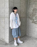 Pastel cargo shorts