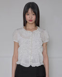 Saya Frill Puff Blouse
