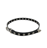 Flower Eyelet Cowhide Western Belt