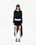 Paneled Crop Shell Jacket