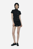 Mode button t-shirt