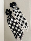 Godian Dot Ribbon Scrunchie