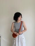 Tekong Basic Color Rib Sleeveless