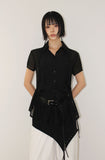 SUMMER FRILL LAYERED SHIRT