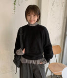 Deroy Round Crop Knit