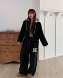 Cozy Velvet Mink Brushed Training Pants