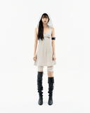 Halter Hoodie Apron Dress