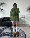Blan Brush Round Knit