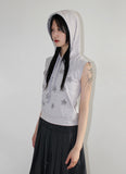 ★STAR POCKET HOOD VEST