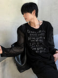 Muntz Grunge Mesh Printed Knit