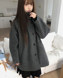 Foru High Neck Turtleneck Midi Coat