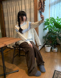 Emb Nordic Jacquard Loose Knit