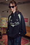 Baseball Snap Raglan Hoodie