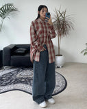 Diple Side Line Wide Denim Pants
