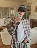 Cross-check seersucker shirt
