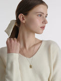 Volume Square H BAR Necklace L