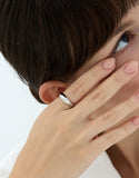 Champagne Moon NEW Silver (W) Chunky Ring M