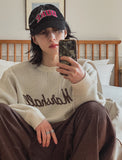 Marshall Lettering Long Sleeve Knit