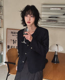 Soroy Round Tweed Jacket