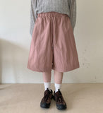 [unisex] Buh Summer Nylon Banding Bermuda Pants