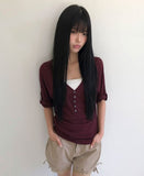 Dales Roll-up Three Quarter T-shirt