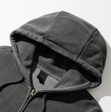 Track Line Pigment Hood Zip Up