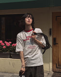 Bedy color matching loose fit short sleeves
