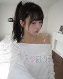 Baru Forever Off-Shoulder Sweatshirt