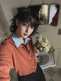 [1+1] Mobis round knit cardigan