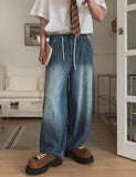 Cornell Banding Balloon Denim Pants