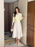 Rendry Ribbon Color Matching Tie Knit
