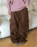 [Brushed] Simob Bijo Wide Big Cargo Pants
