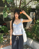 Kulem Lace Shirring Ribbon Sleeveless