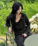 Loose Strap Summer Shirt