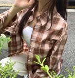 Color Matching Shirt High Quality Loose Fit Long Sleeve Shirt