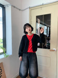 Tebolli Color Linen Summer Knit Cardigan