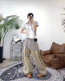 Doniel Balloon Pintuck Pants