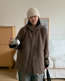 Runid quilted wool hood coat - Wool 50
