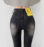 4-Season Washing Span Bootcut Denim Pants