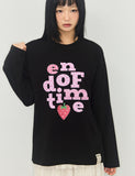 Berry END OF TIME Long Sleeve T-Shirt