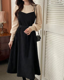 Crea Bustier Flare Long One Piece