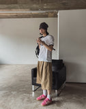 Mirdi Bermuda Pintuck Cotton Pants