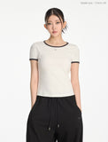 W Basic Ringer T-shirt