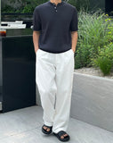 Ribbed Span Henley Neck Knit