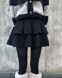 Tsuhi Corduroy Tiered Mini Skirt